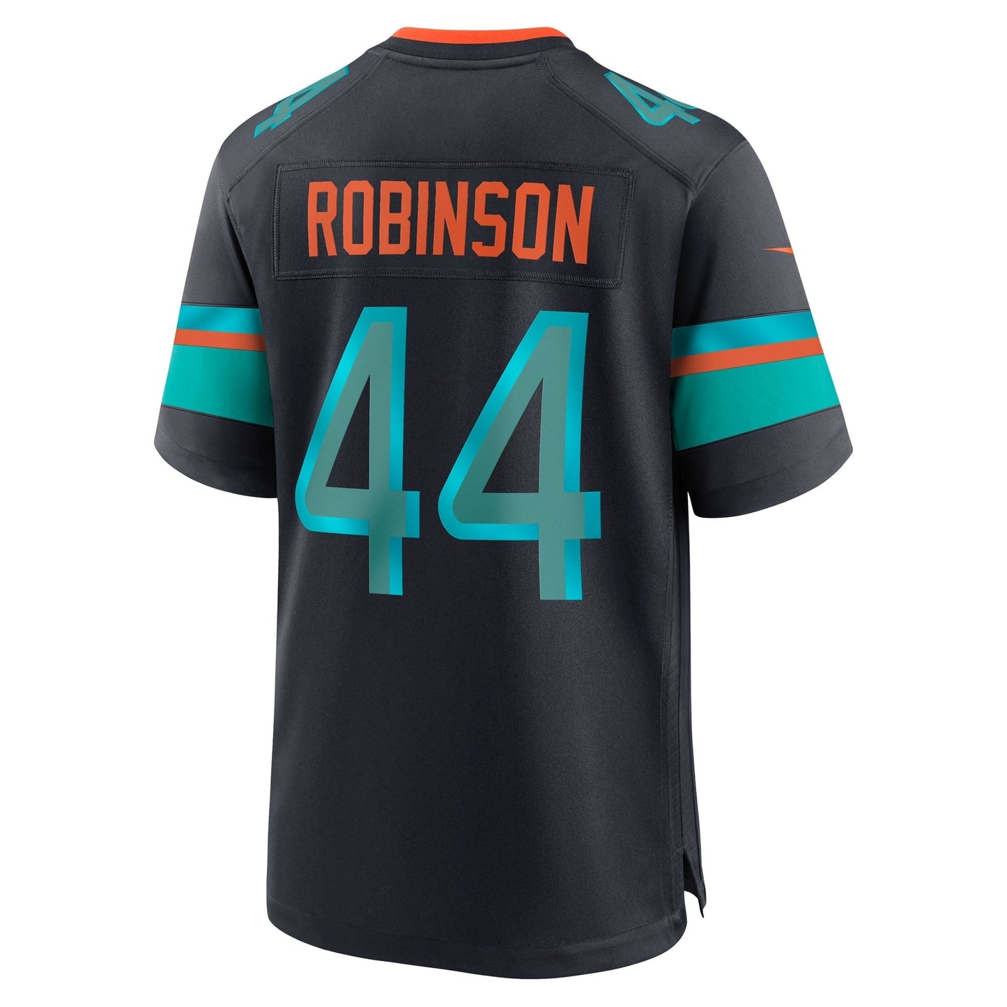 Miami Dolphins Chop Robinson Pitch Blue 2025 Rivalries Collection Game Jersey
