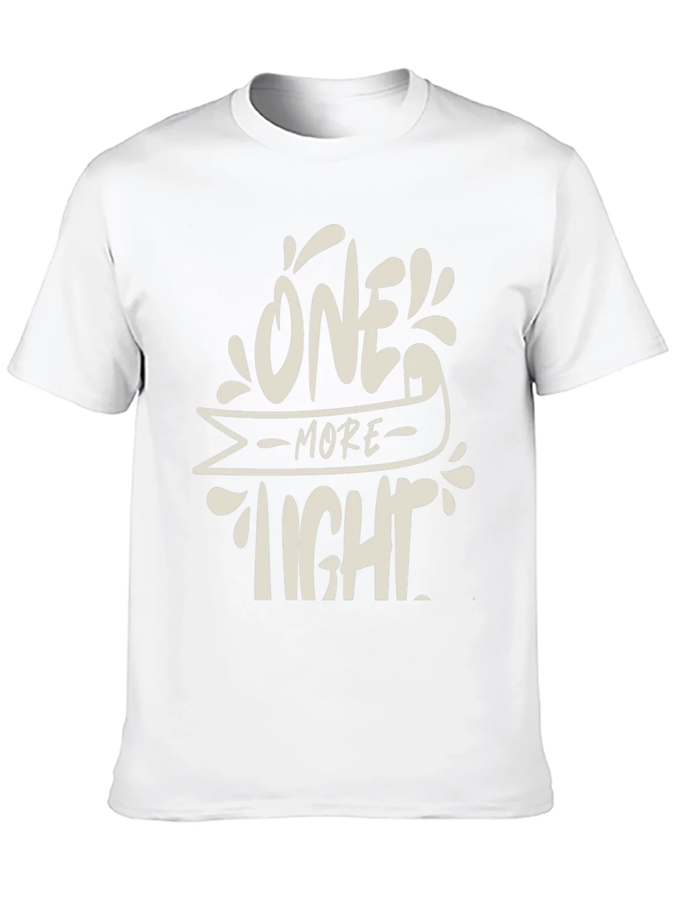 One More Tight Funny Black T-Shirt