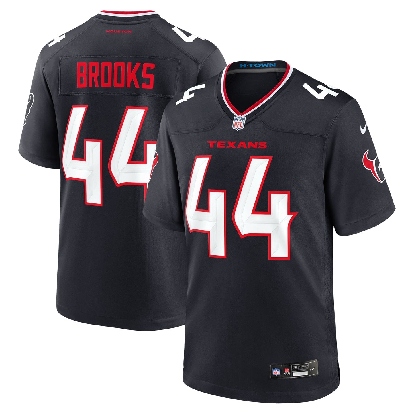 Houston Texans British Brooks Navy Team Game Jersey