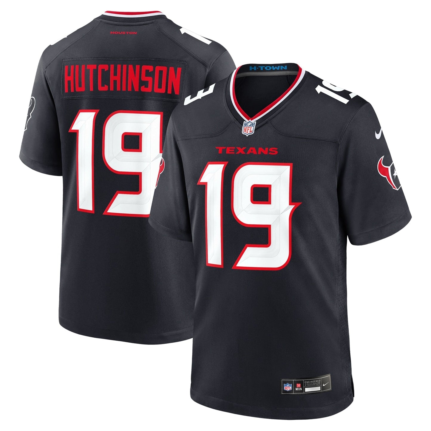 Houston Texans Xavier Hutchinson Navy Team Game Jersey