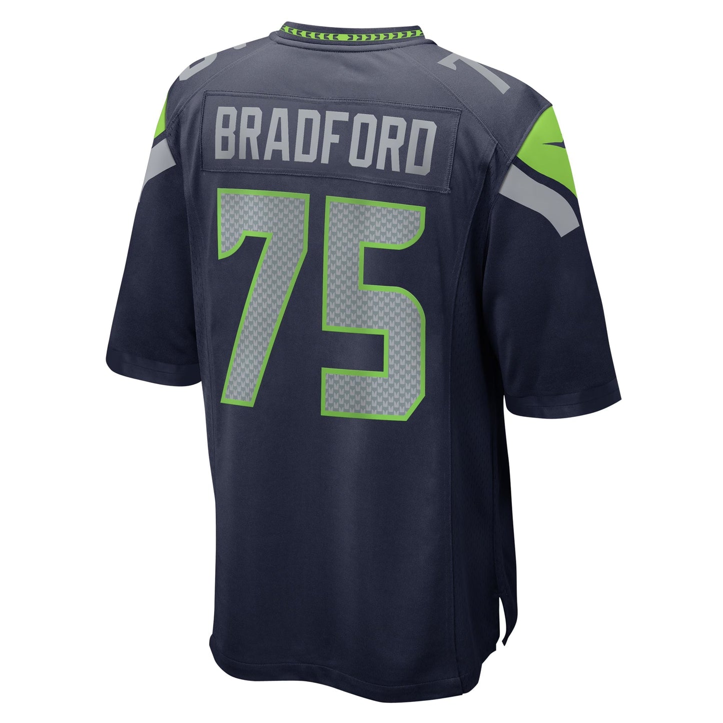 Seattle Seahawks Anthony Bradford College Navy Game Jersey