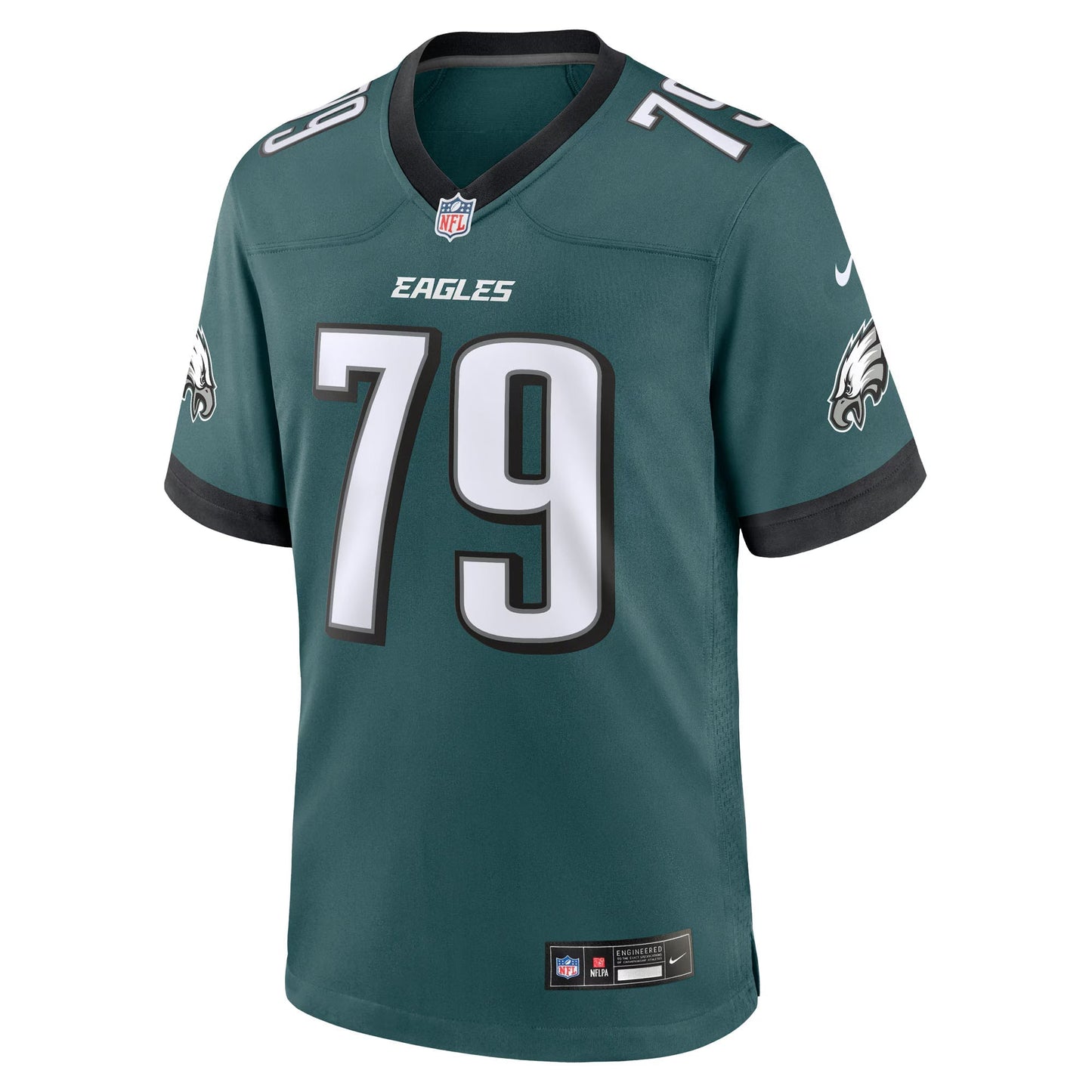 Philadelphia Eagles Matt Pryor Midnight Green Team Game Jersey
