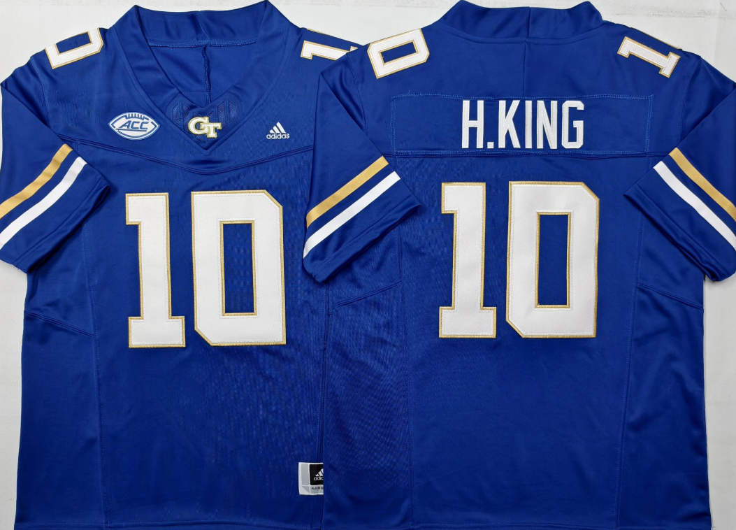 Haynes King Georgia Tech Yellow Jackets Jersey Blue