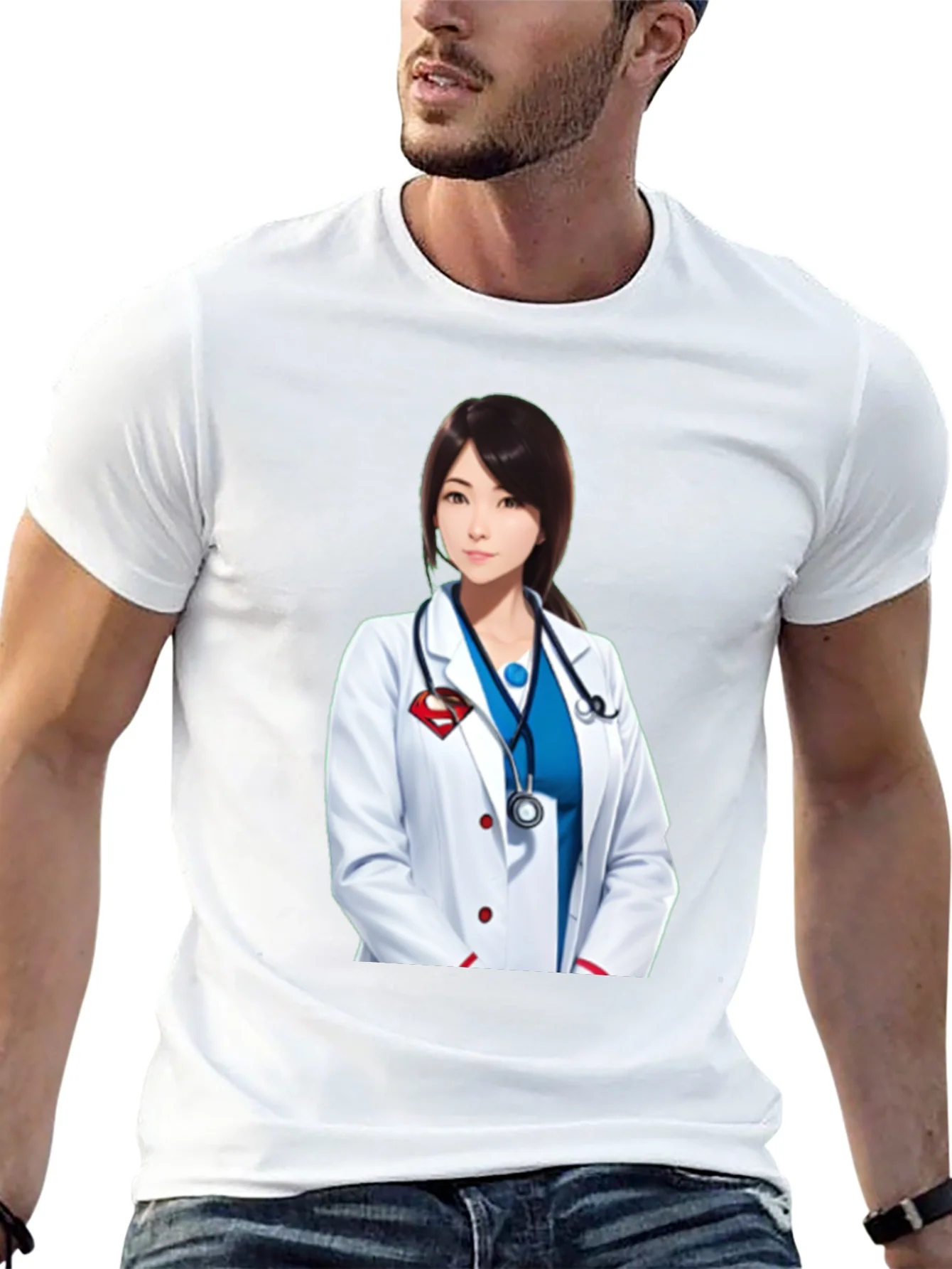 Doctor Superwoman T-Shirt - Stylish Medical Hero Design