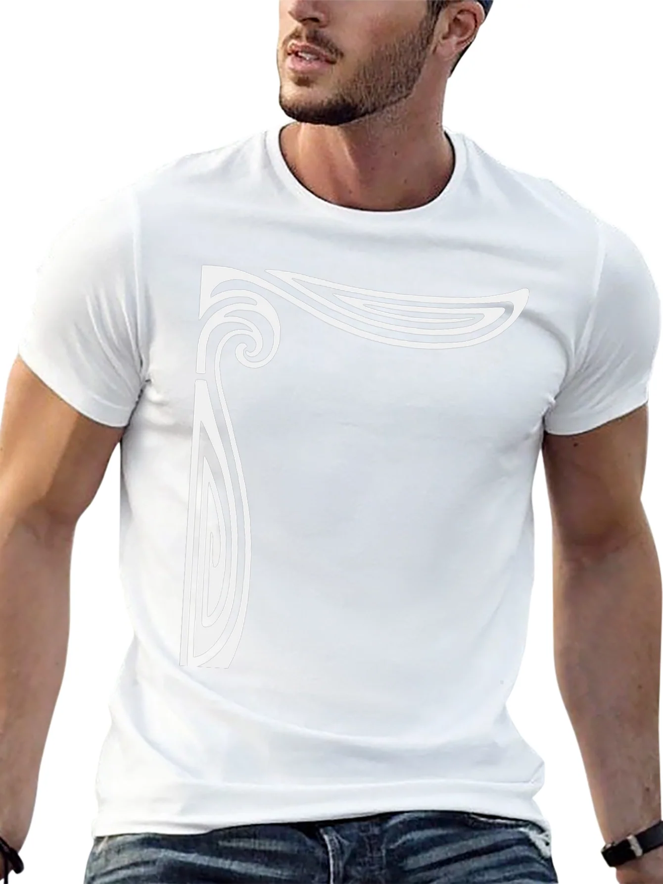 Modern Art Deco Style Graphic T-Shirt