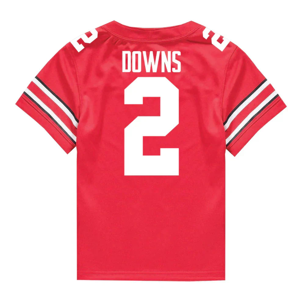 Caleb Downs Ohio State Buckeyes Jersey Red