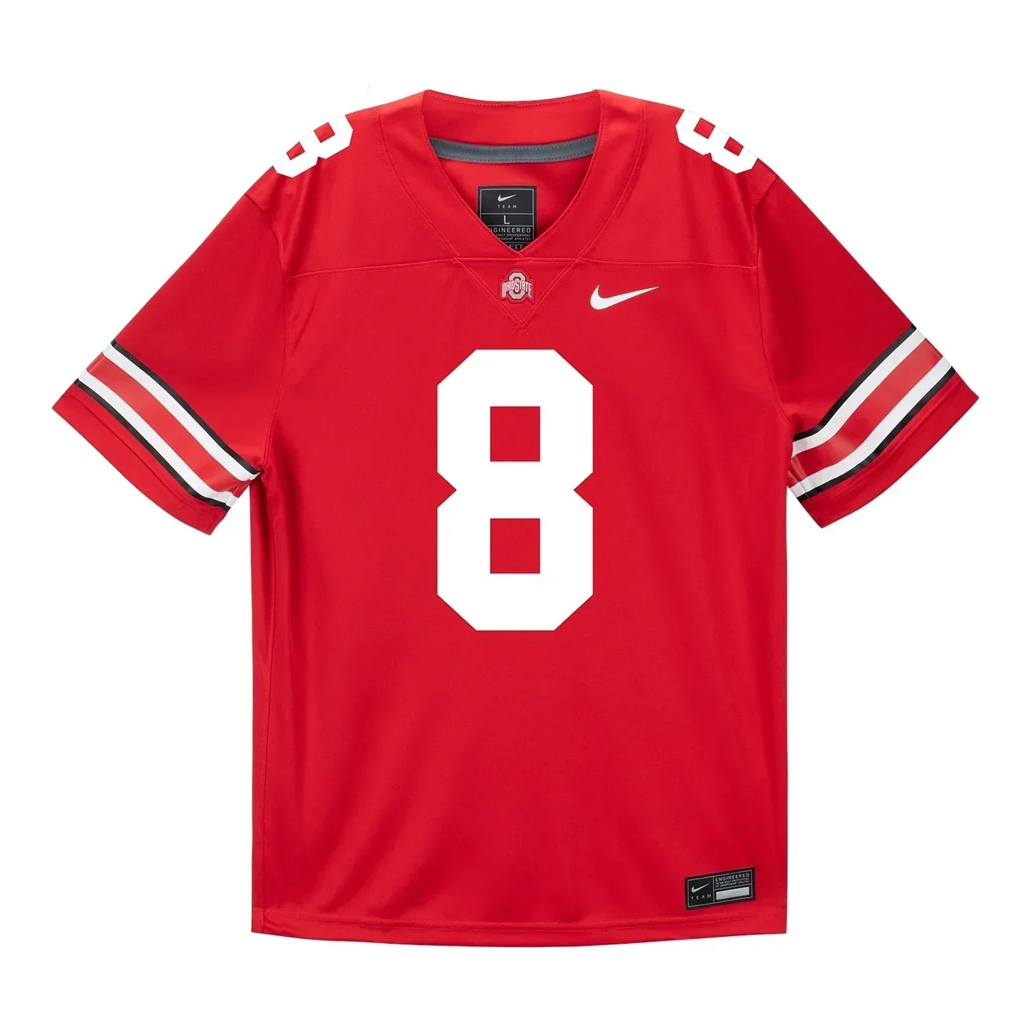 Arvell Reese Ohio State Buckeyes Jersey Red