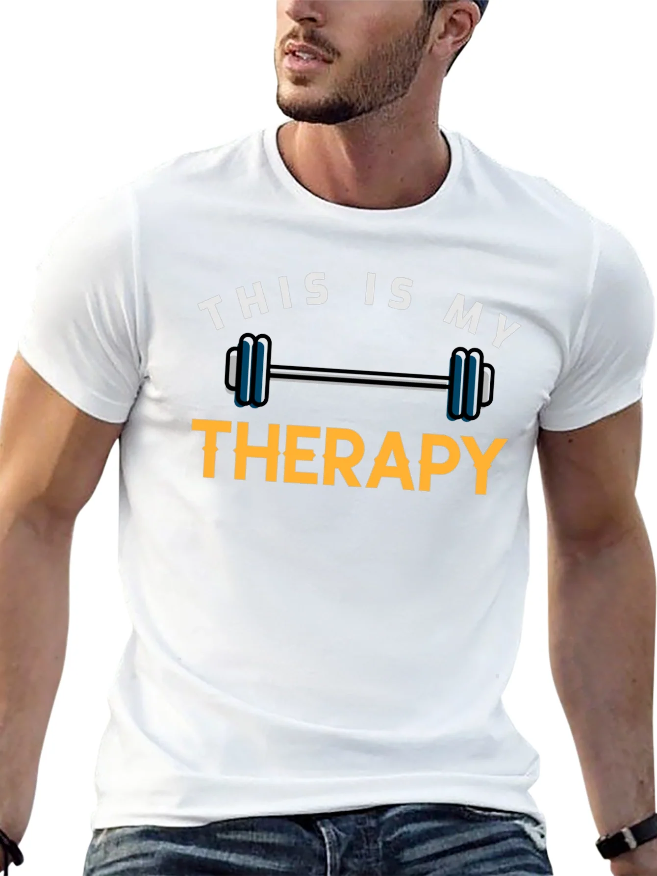 Workout Therapy T-Shirt - Weightlifting Motivation