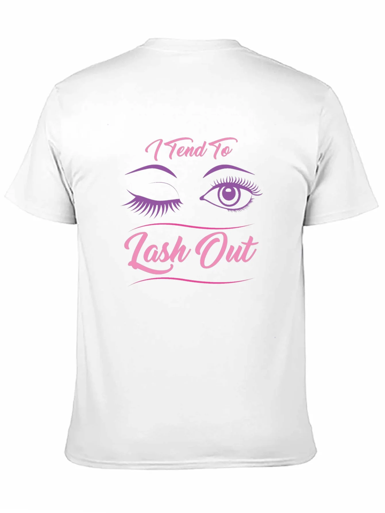 I Tend To Lash Out Graphic Tee - Black