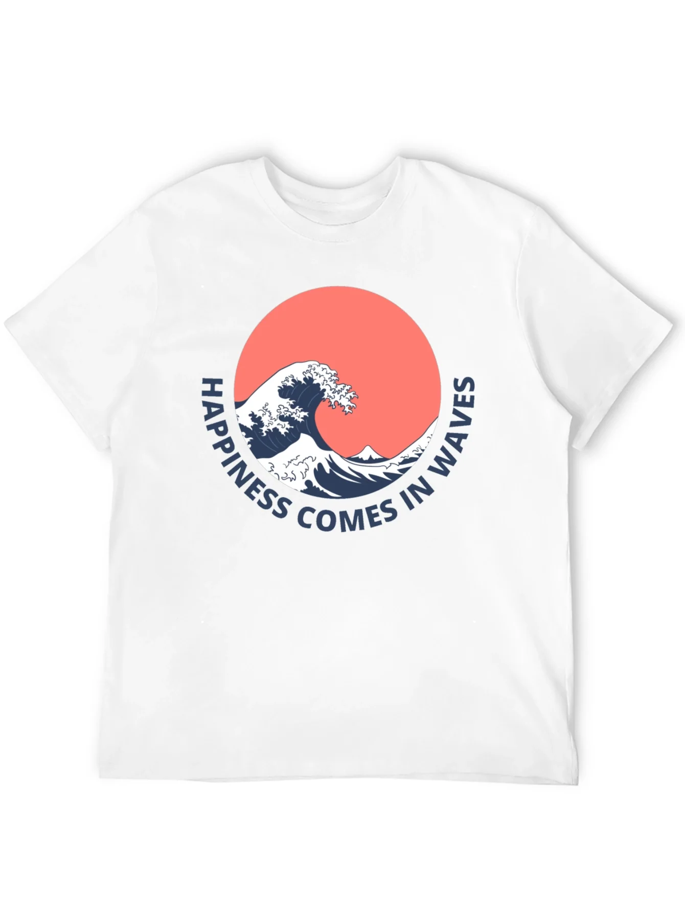 Happiness Comes in Waves Graphic Tee