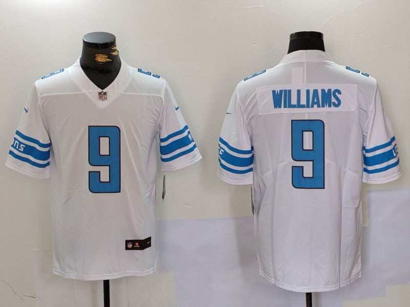Men's Detroit Lions Jameson Williams White Player Game Jersey