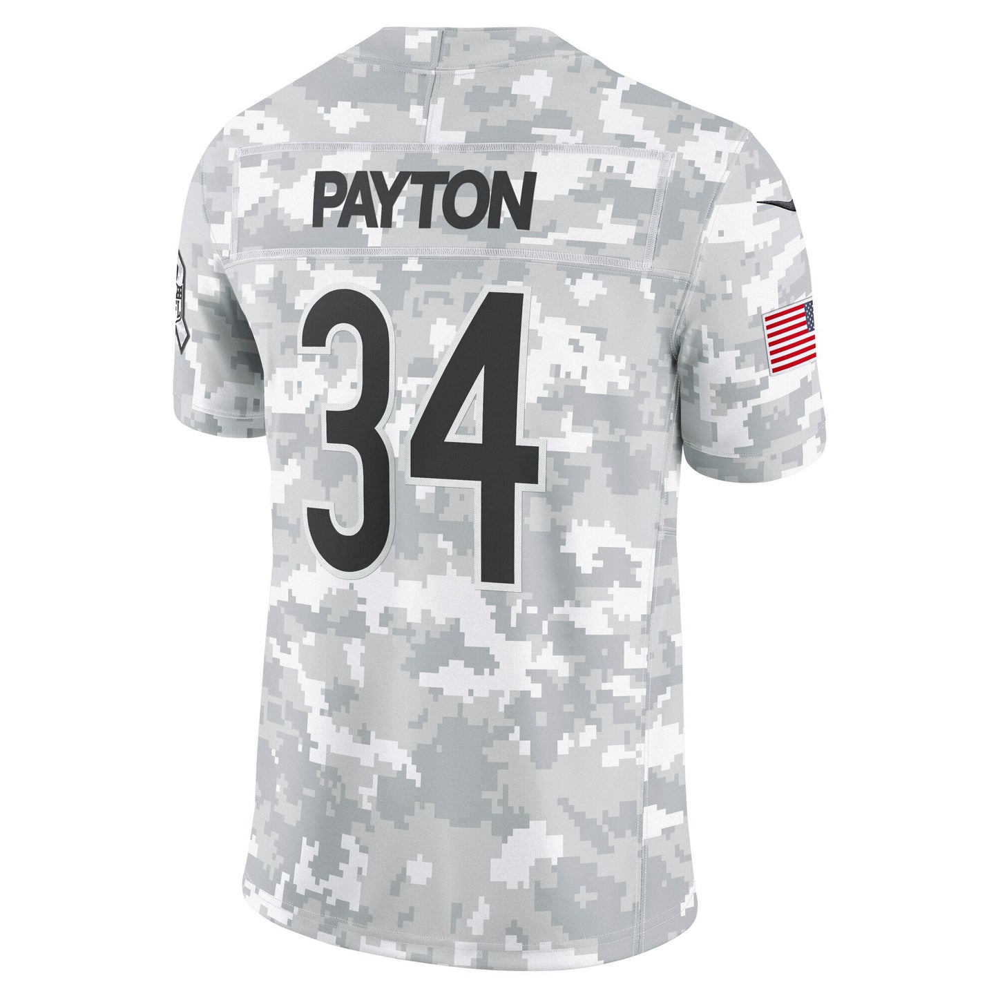 Walter Payton Chicago Bears 2024 Salute to Service Retired Limited Jersey - Arctic Camo