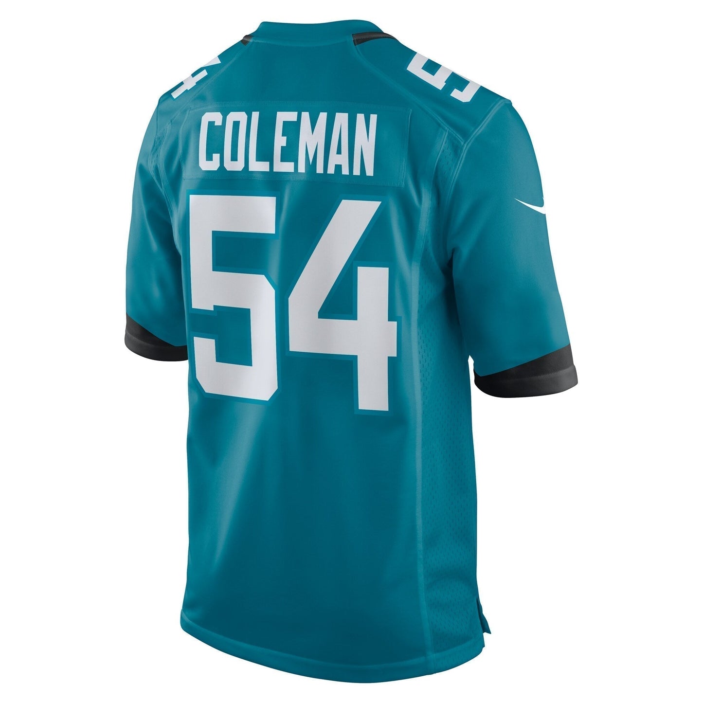 DJ Coleman Jacksonville Jaguars Game Jersey - Teal