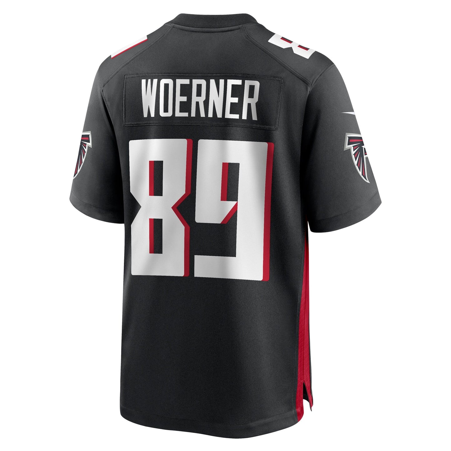Charlie Woerner Atlanta Falcons Game Jersey - Black