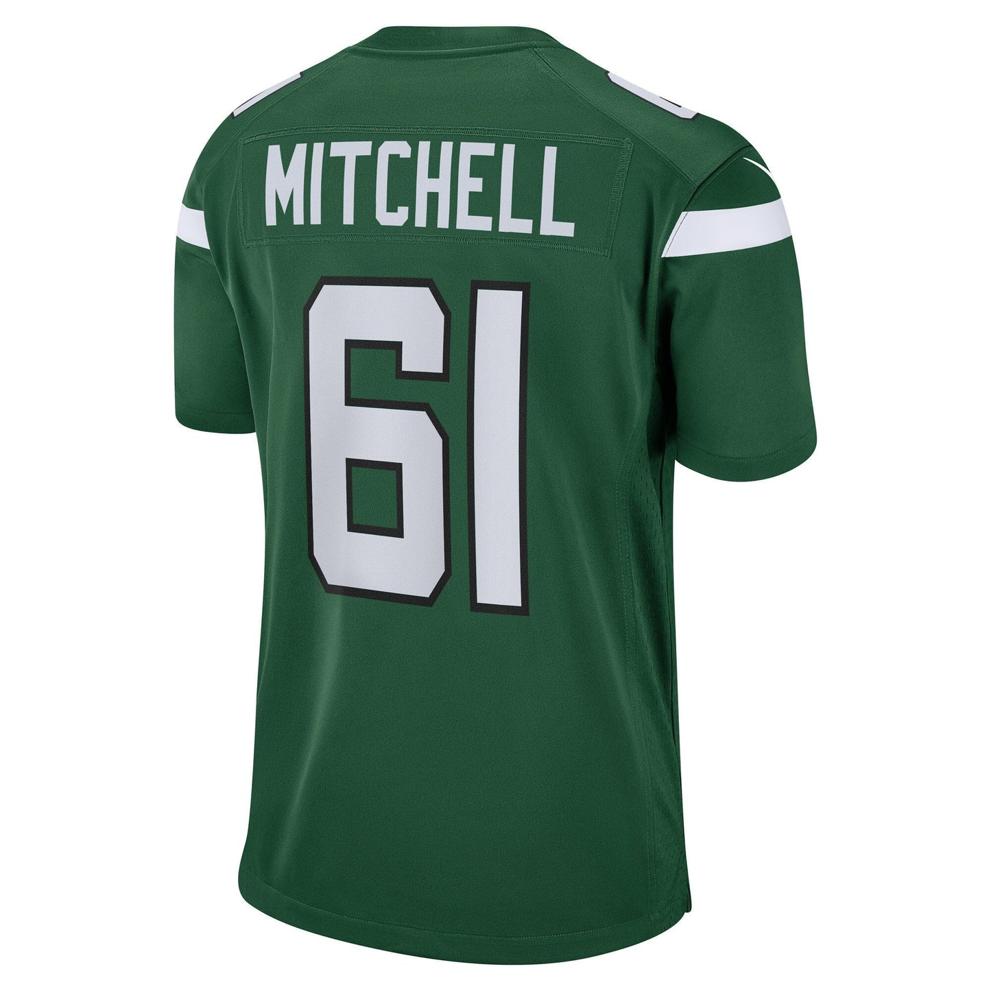 Max Mitchell New York Jets Game Jersey - Gotham Green