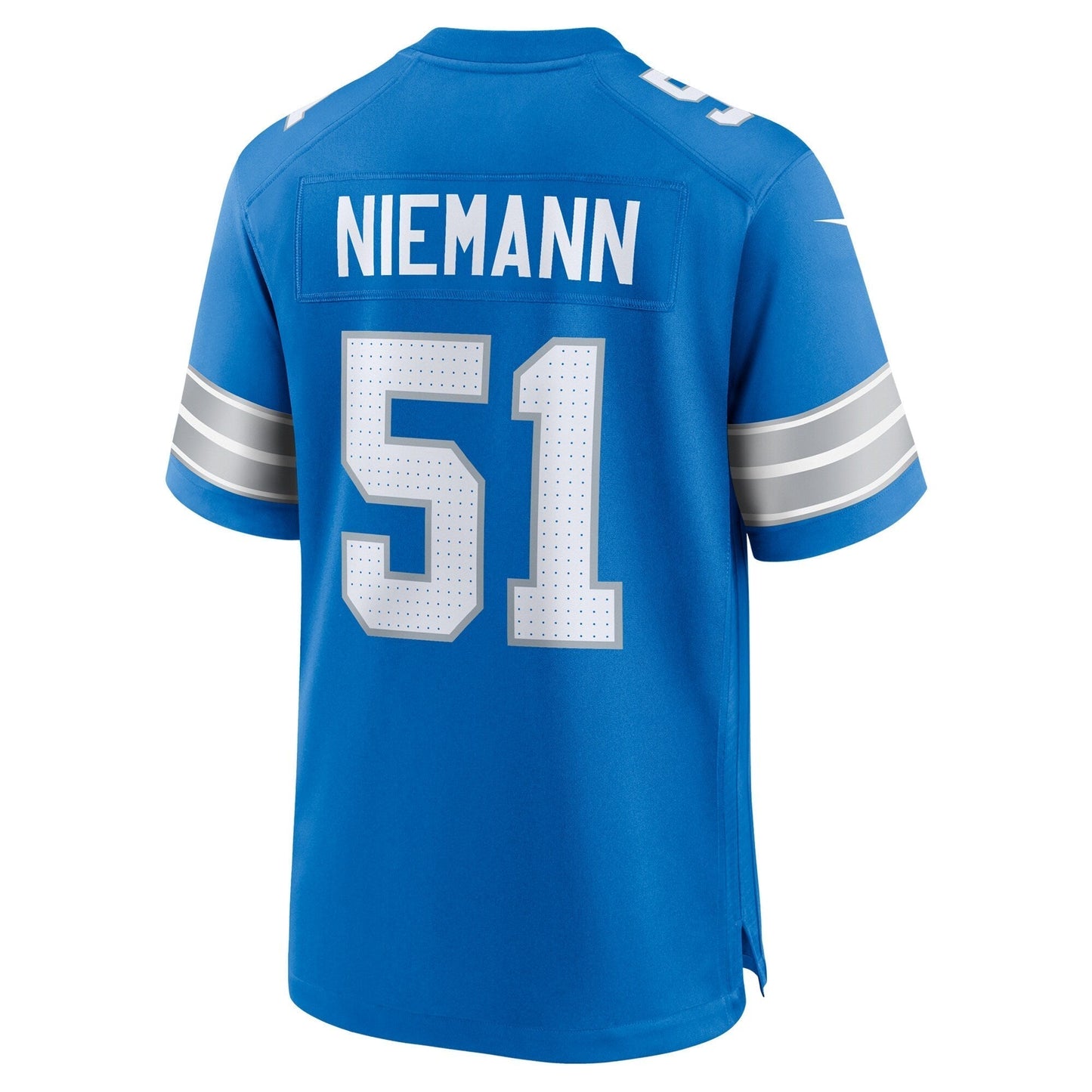 Ben Niemann Detroit Lions Team Game Jersey - Blue