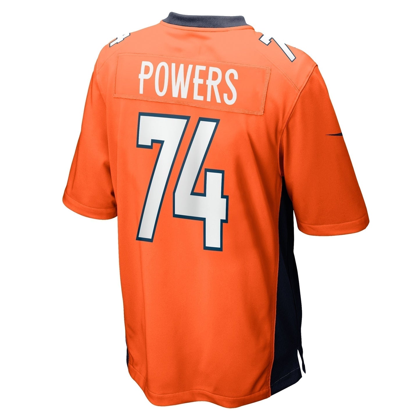 Ben Powers Denver Broncos Game Jersey - Orange