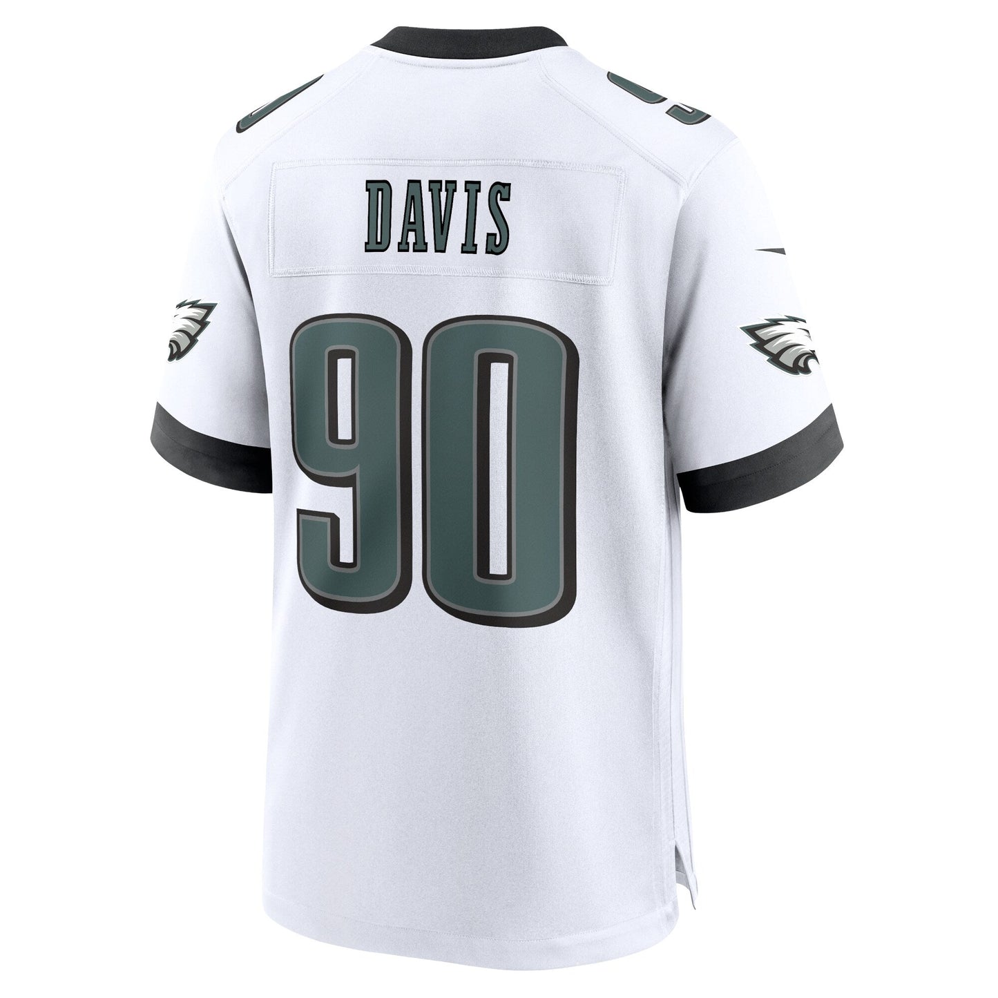 Jordan Davis Philadelphia Eagles White Game Jersey - White
