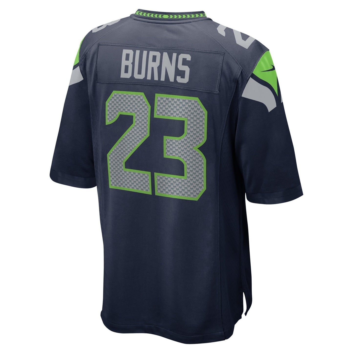 Artie Burns Seattle Seahawks Game Jersey - College Navy