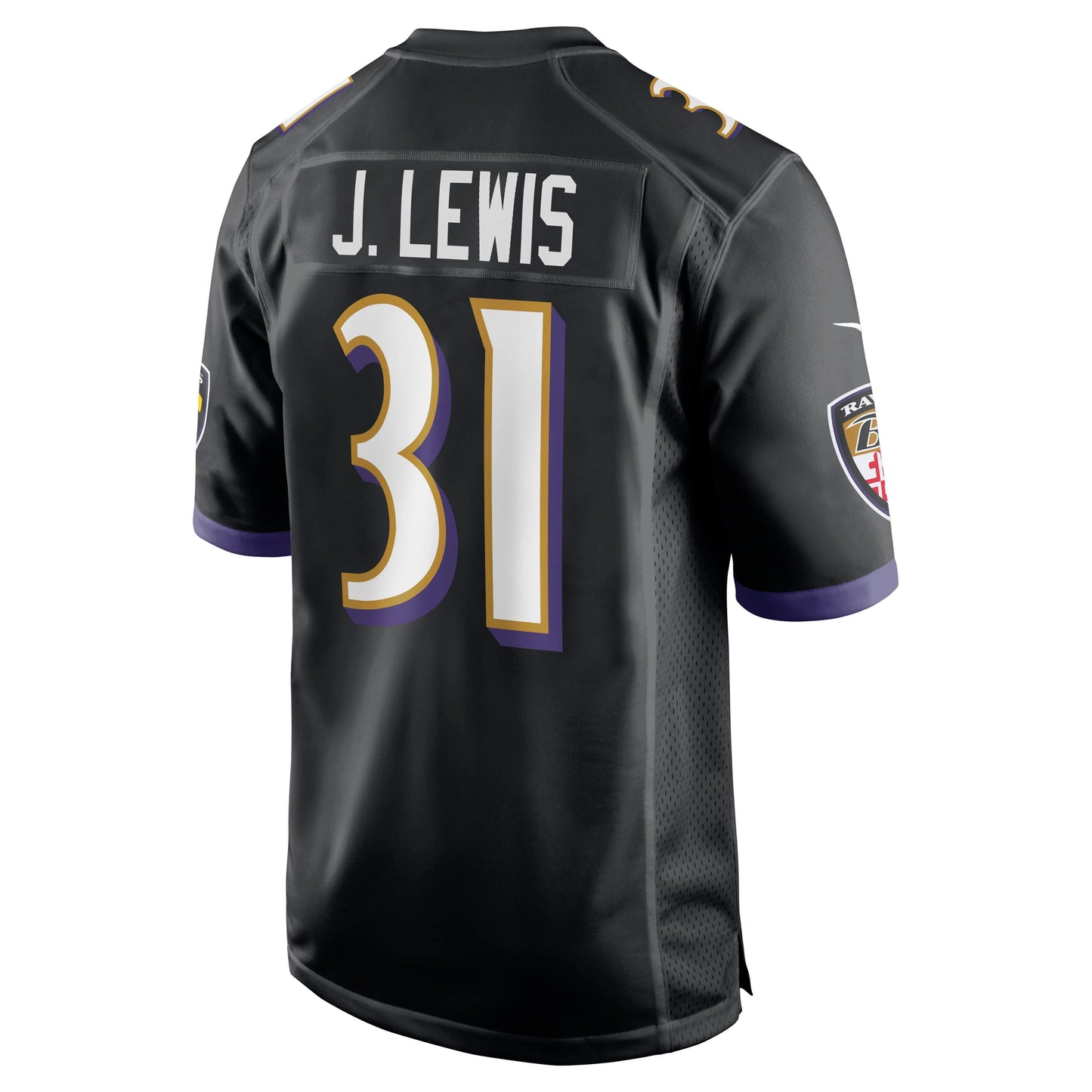 Jamal Lewis Baltimore Ravens Retired Jersey - Black
