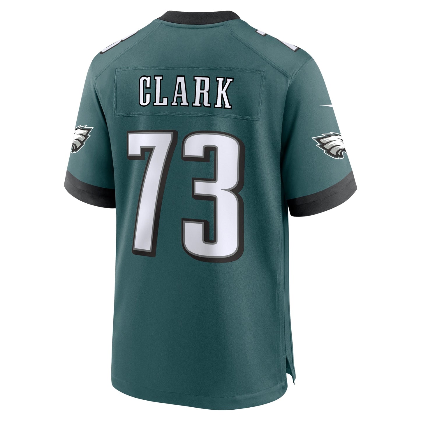 Le'Raven Clark Philadelphia Eagles Team Game Jersey - Midnight Green