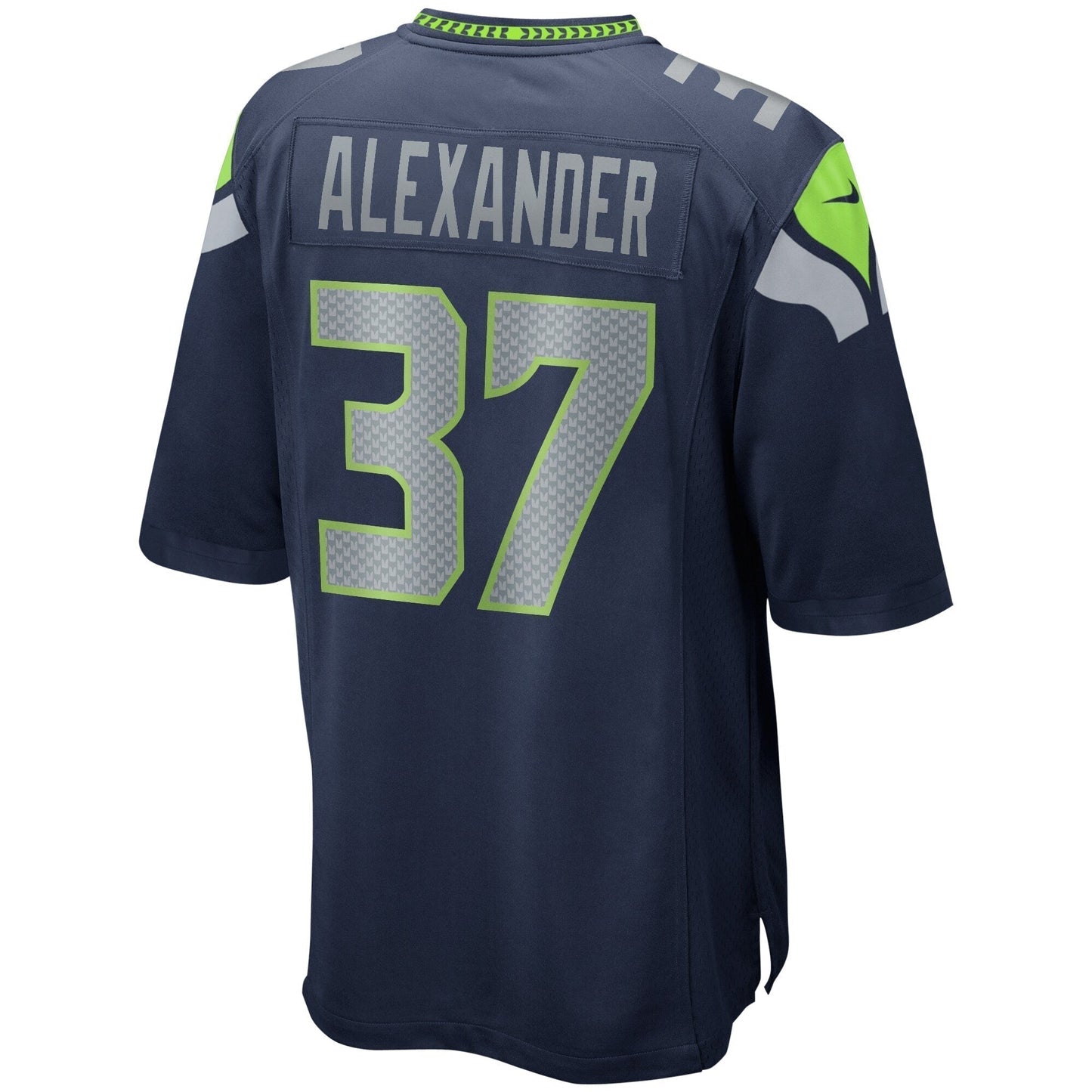 Shaun Alexander Seattle Seahawks Game Retired Jersey - College Navy