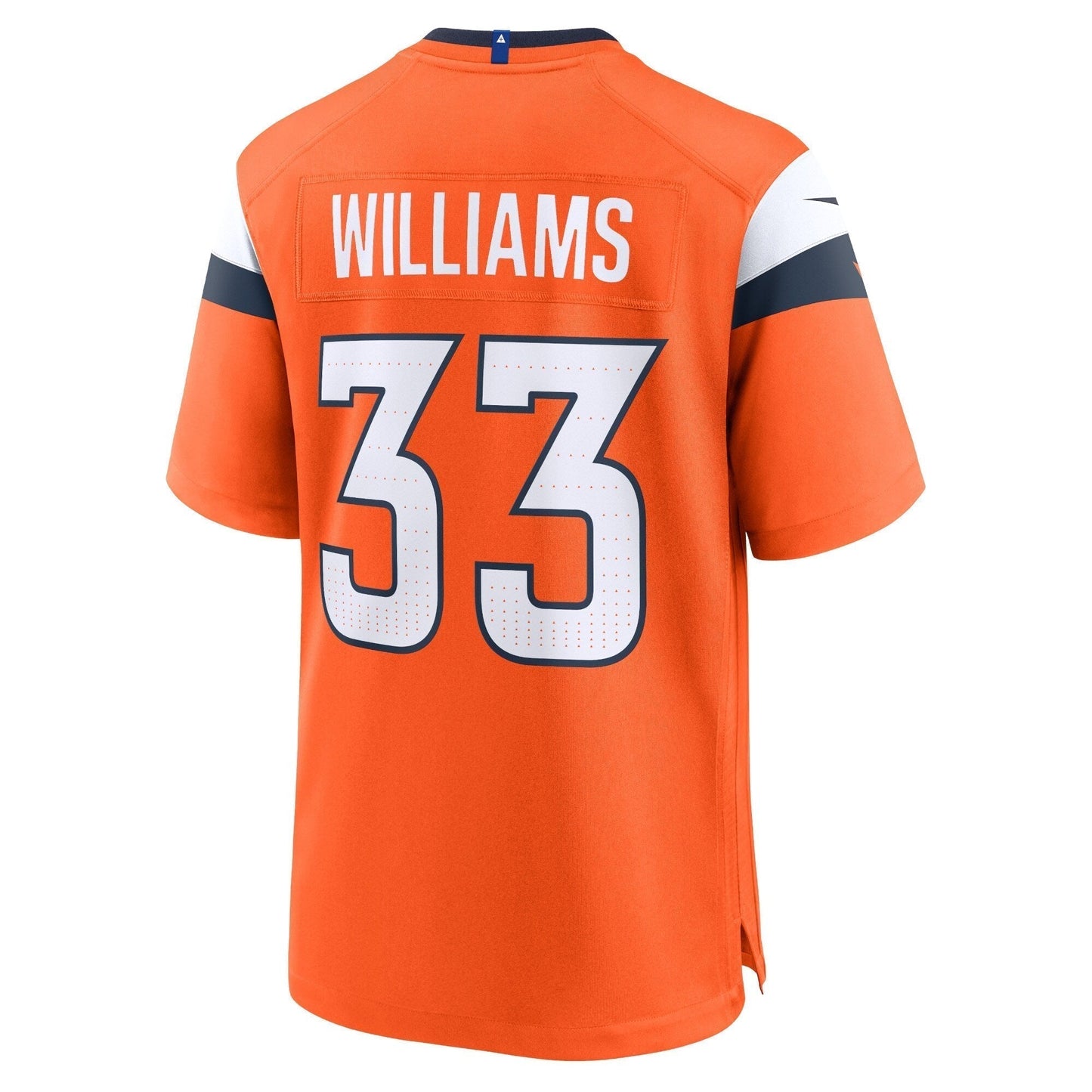 Javonte Williams Denver Broncos Mile High Collection Game Jersey - Orange