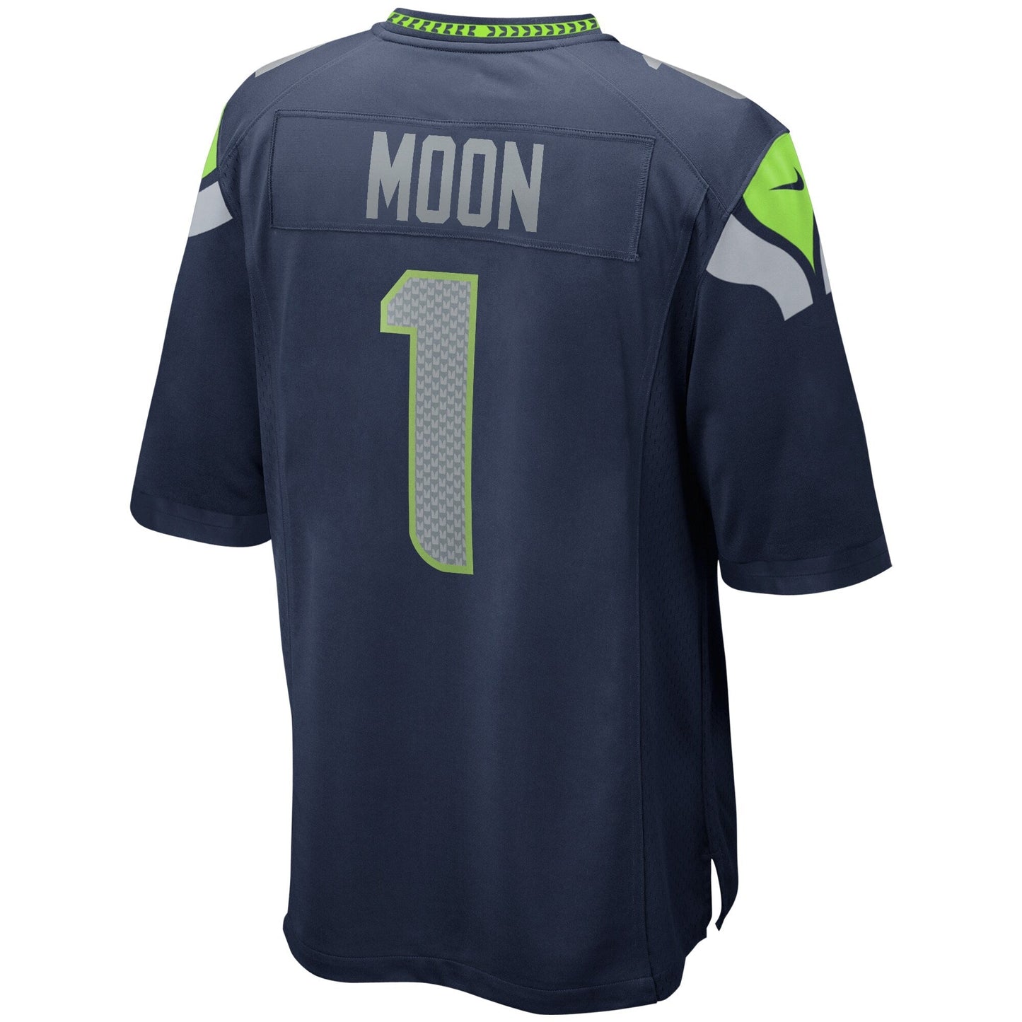 Warren Moon Seattle Seahawks Game Retired Jersey - College Navy