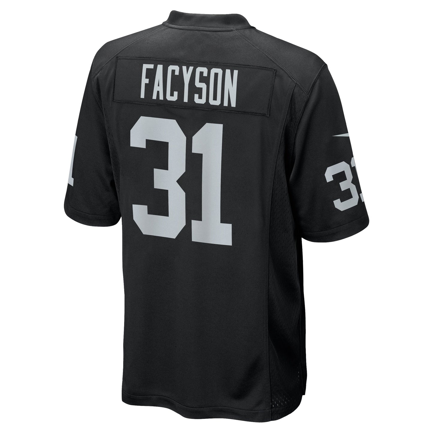 Brandon Facyson Las Vegas Raiders Team Game Jersey - Black