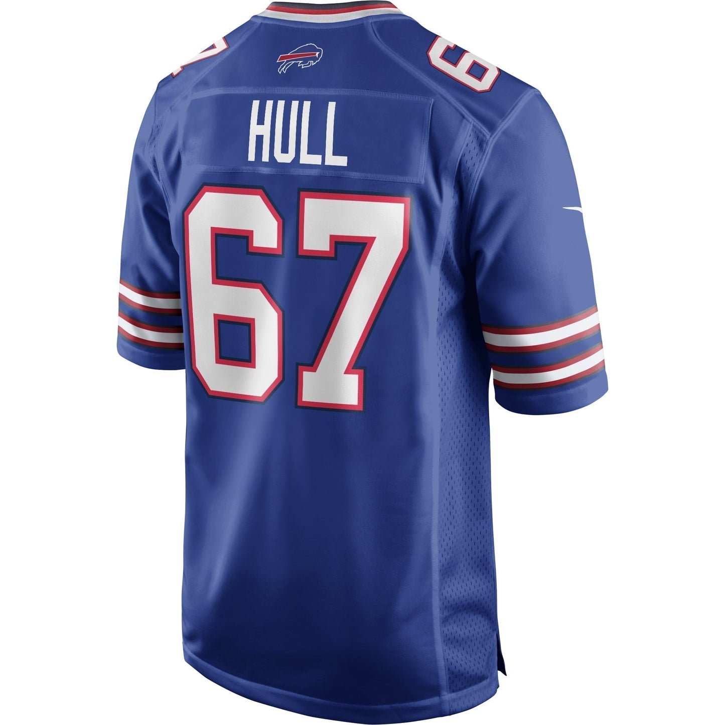 Kent Hull Buffalo Bills Game Retired Jersey - Royal