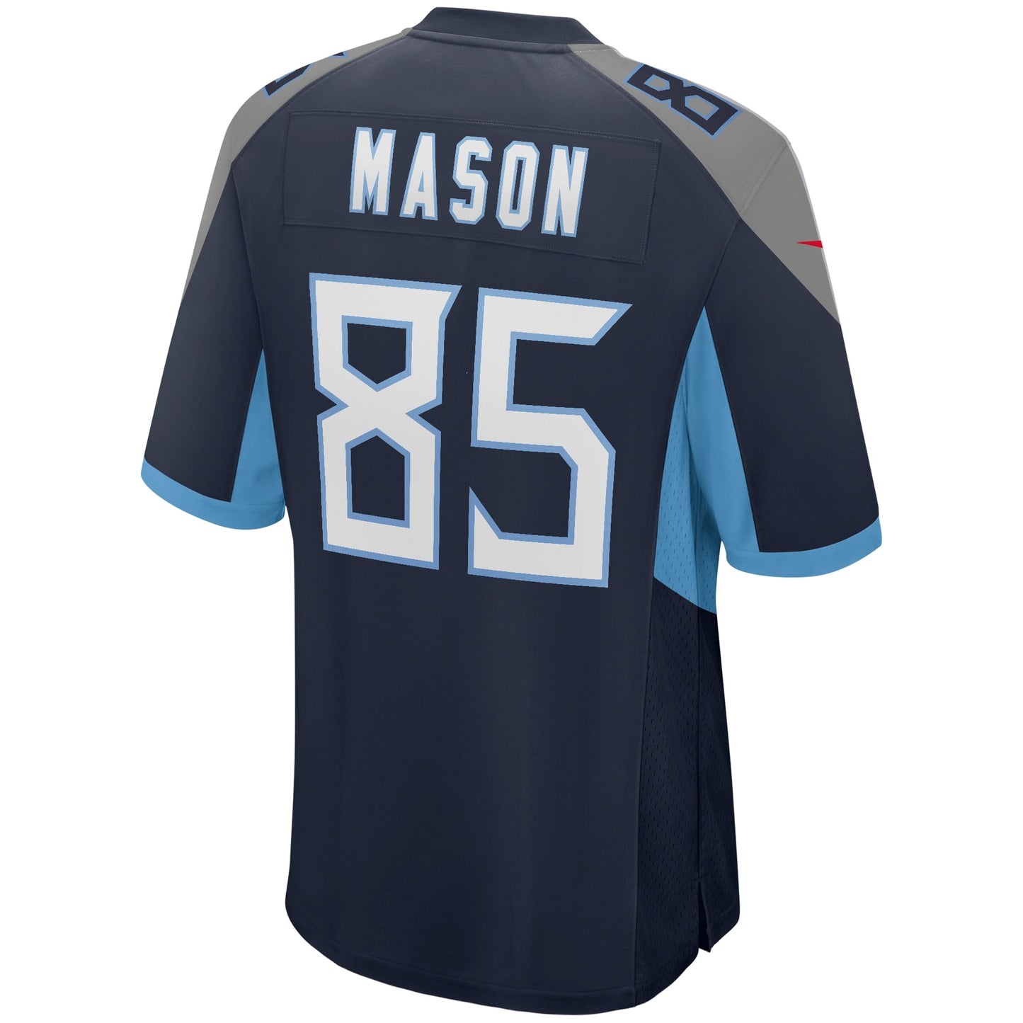 Derrick Mason Tennessee Titans Game Retired Jersey - Navy