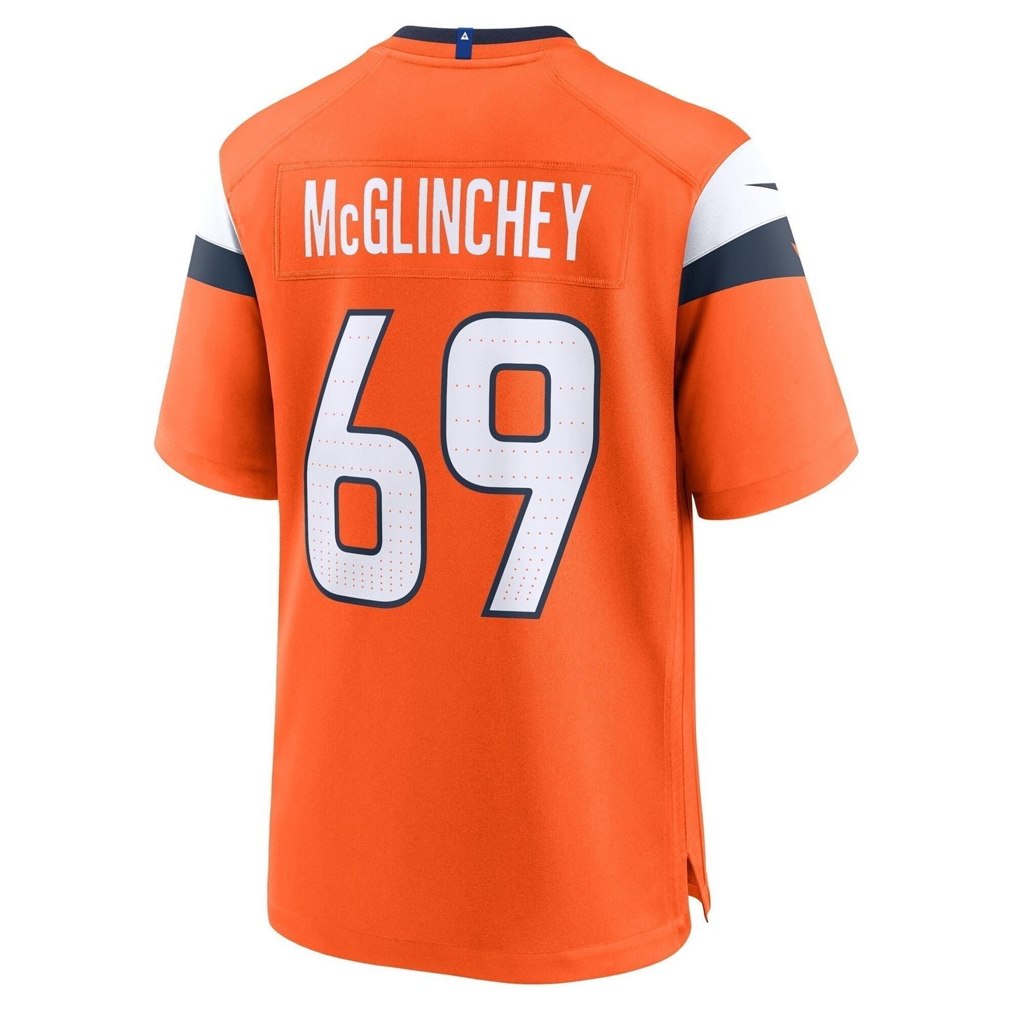 Mike McGlinchey Denver Broncos Team Game Jersey - Orange