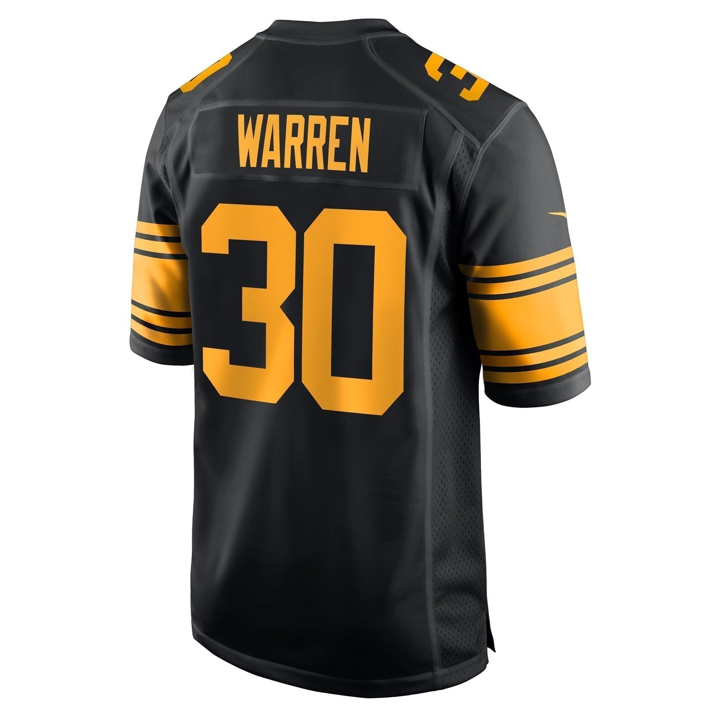 Jaylen Warren Pittsburgh Steelers Alternate Game Jersey - Black