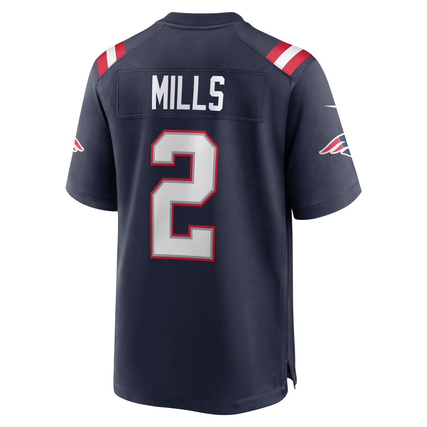 Jalen Mills New England Patriots Game Jersey - Navy