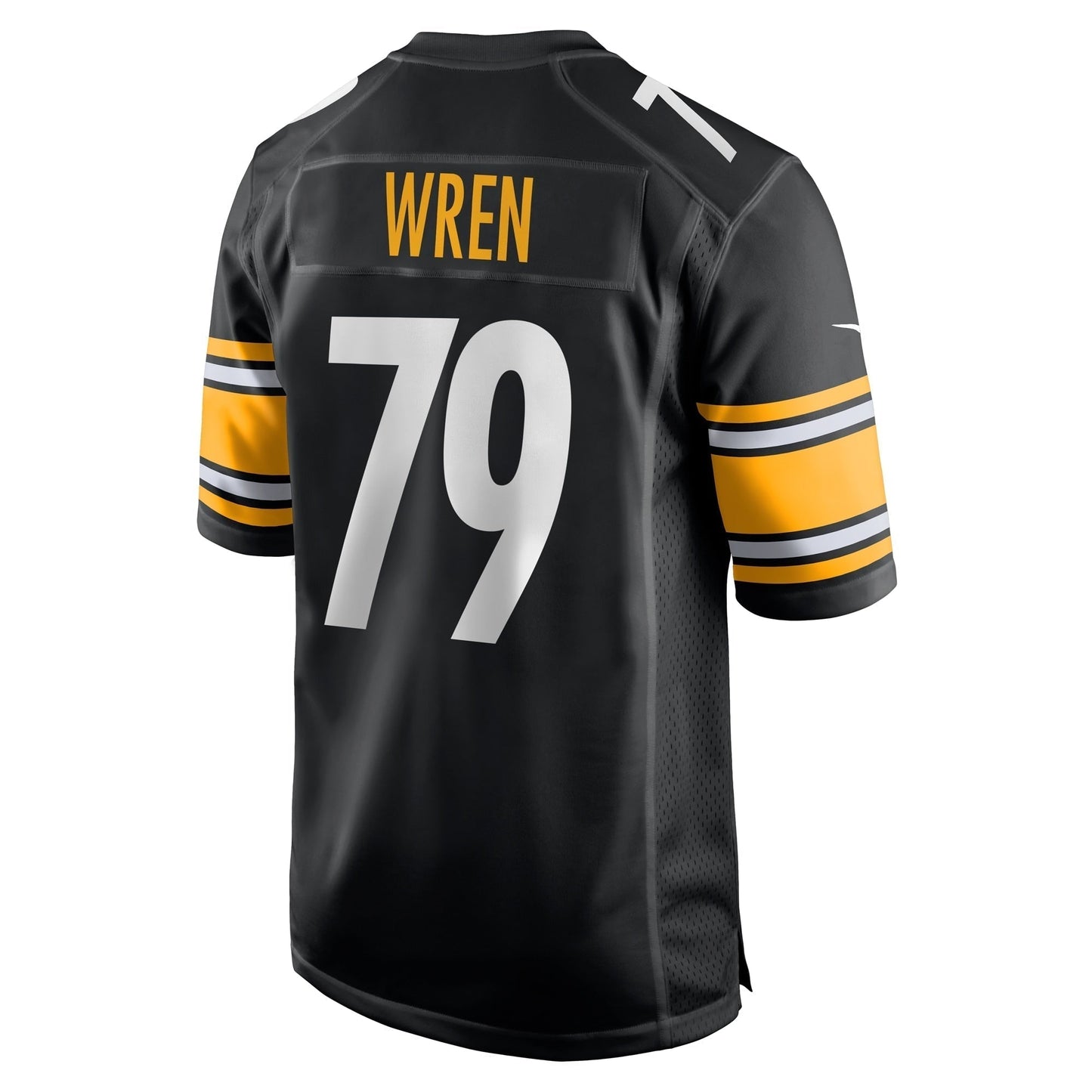 Renell Wren Pittsburgh Steelers Game Jersey - Black