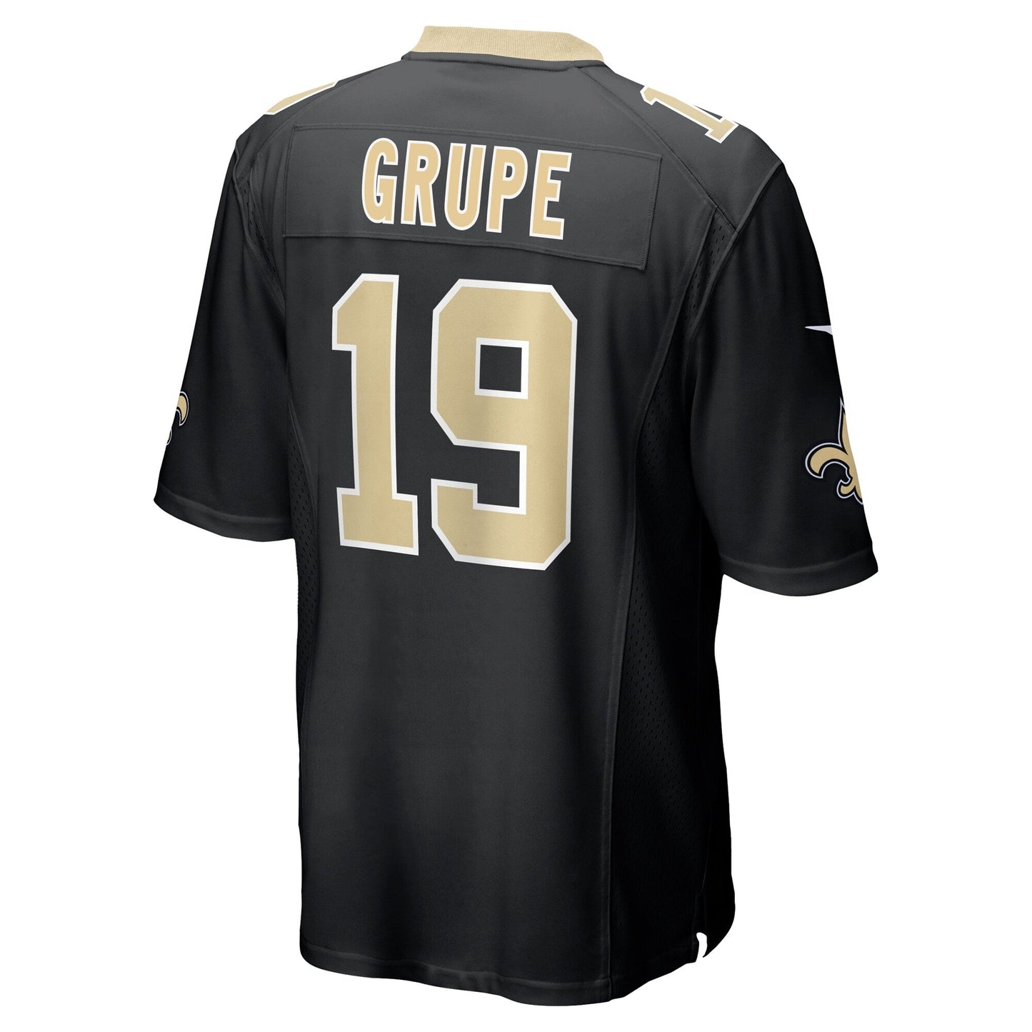 Blake Grupe New Orleans Saints Team Game Jersey - Black