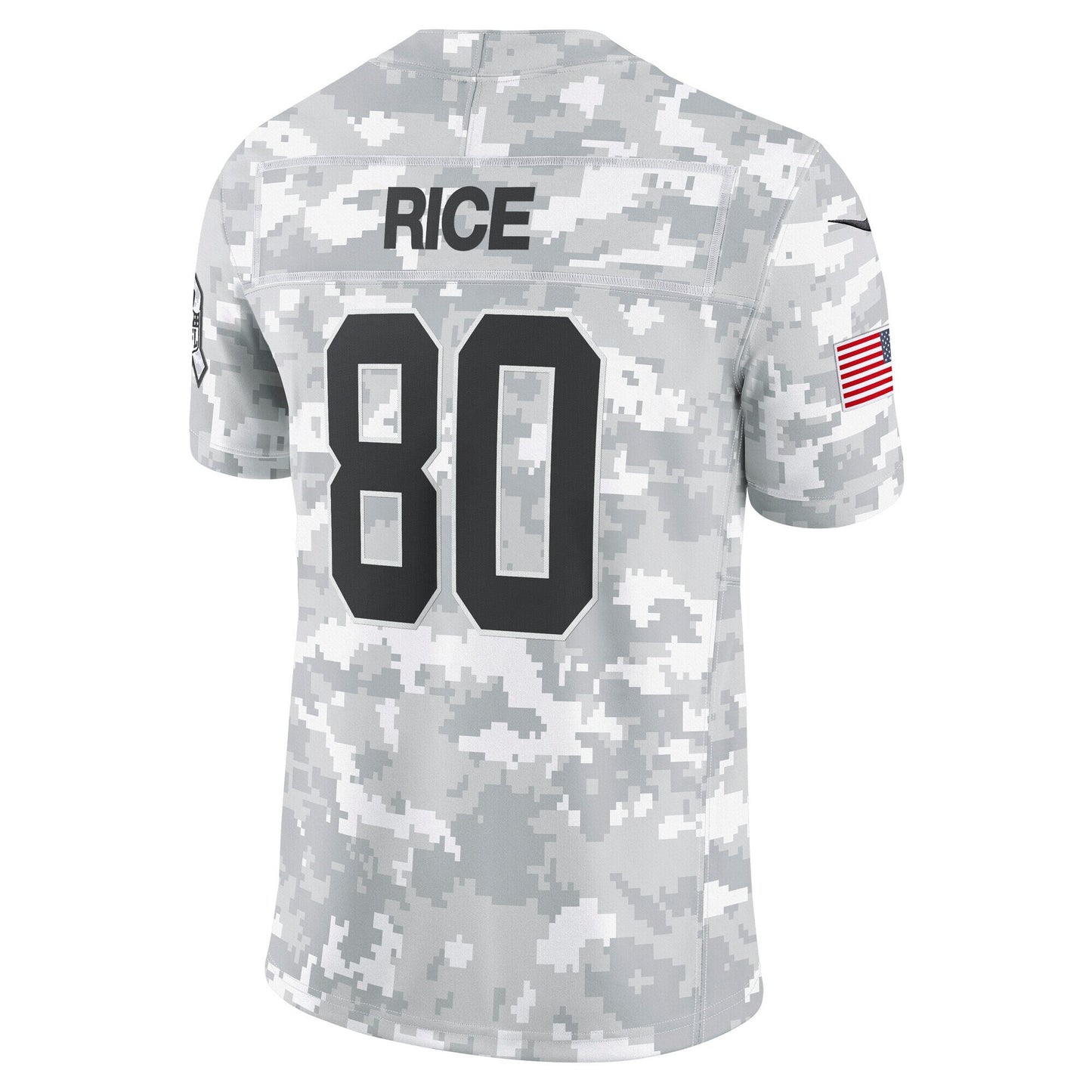 Jerry Rice San Francisco 49ers 2024 Salute to Service Retired Limited Jersey - Arctic Camo
