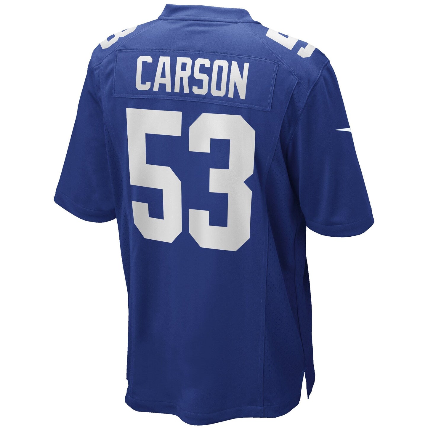 Harry Carson New York Giants Game Retired Jersey - Royal
