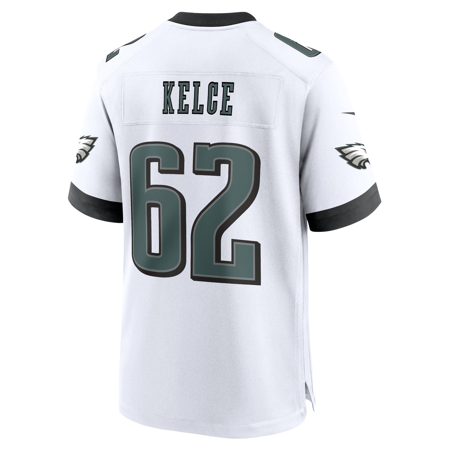 Jason Kelce Philadelphia Eagles White Game Jersey - White