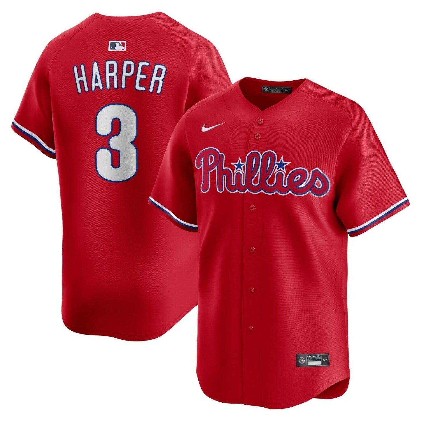 Bryce Harper Philadelphia Phillies Alternate Limited Jersey Red