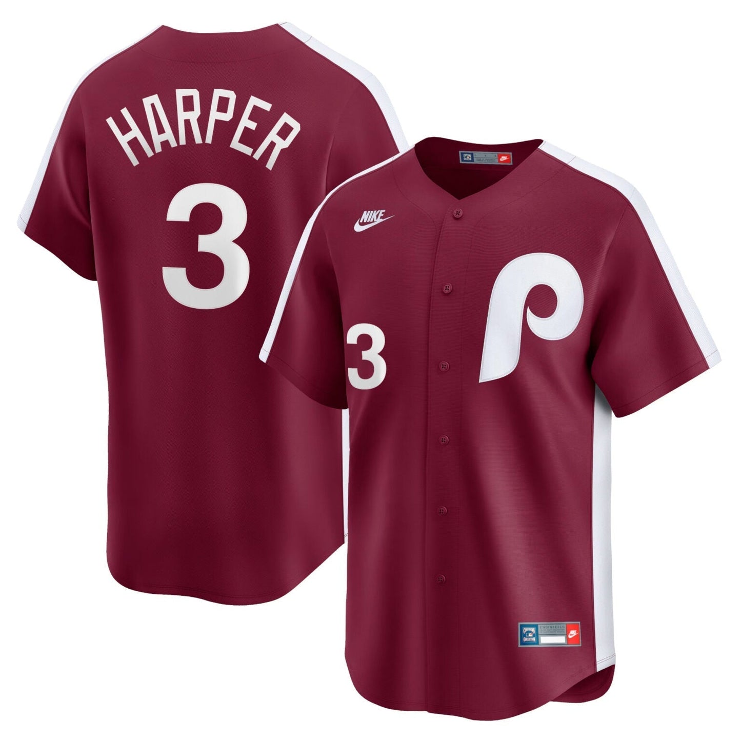 Bryce Harper Philadelphia Phillies Cooperstown Limited Jersey Red