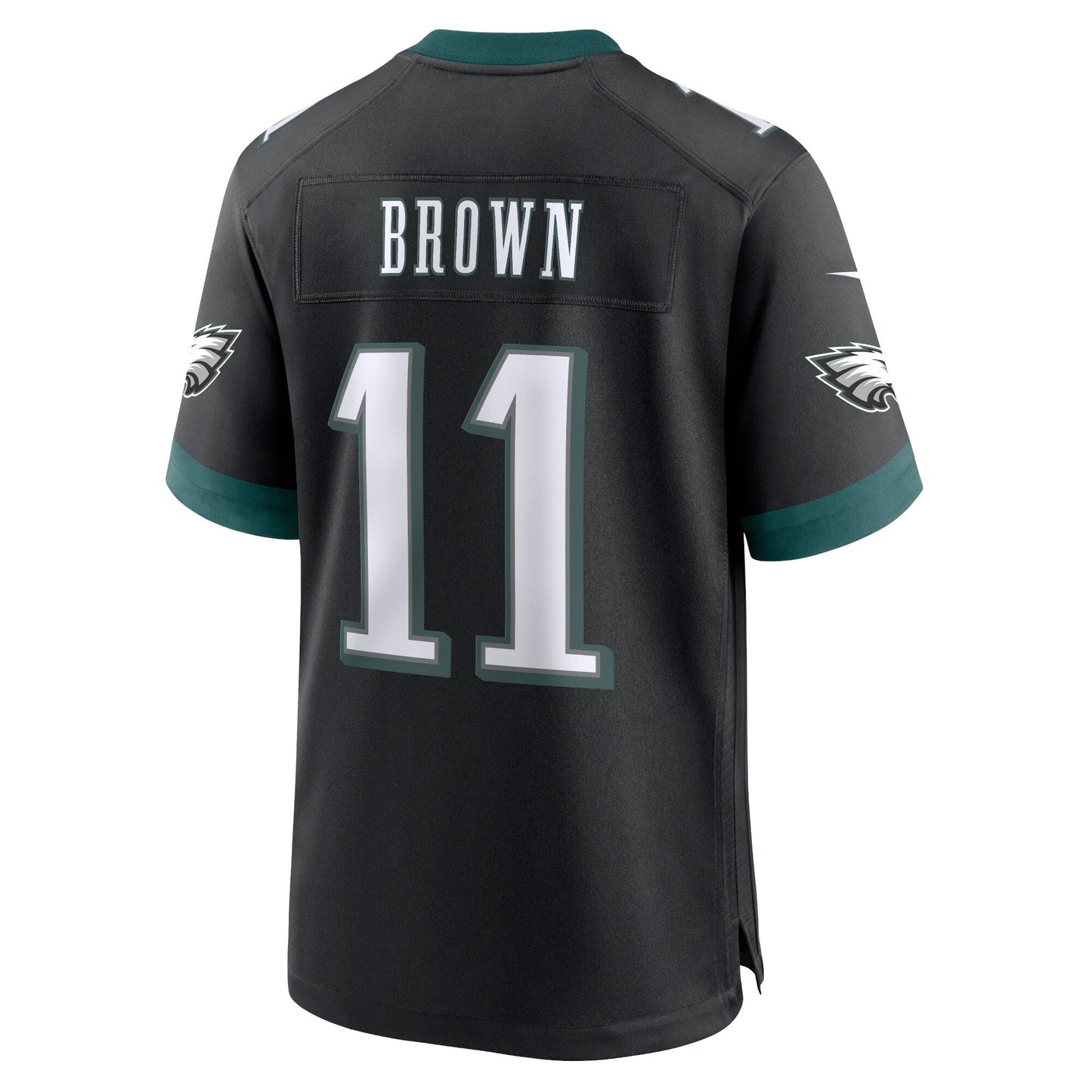 A.J. Brown Philadelphia Eagles Alternate Game Jersey - Black