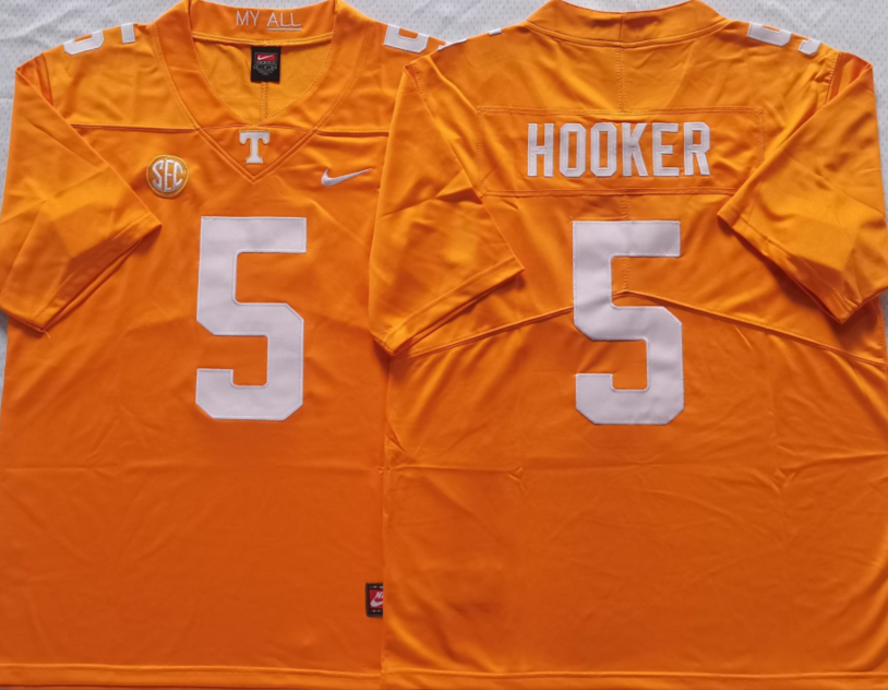 Men's Tennessee Volunteers Hendon Hooker Orange Player Game Jersey