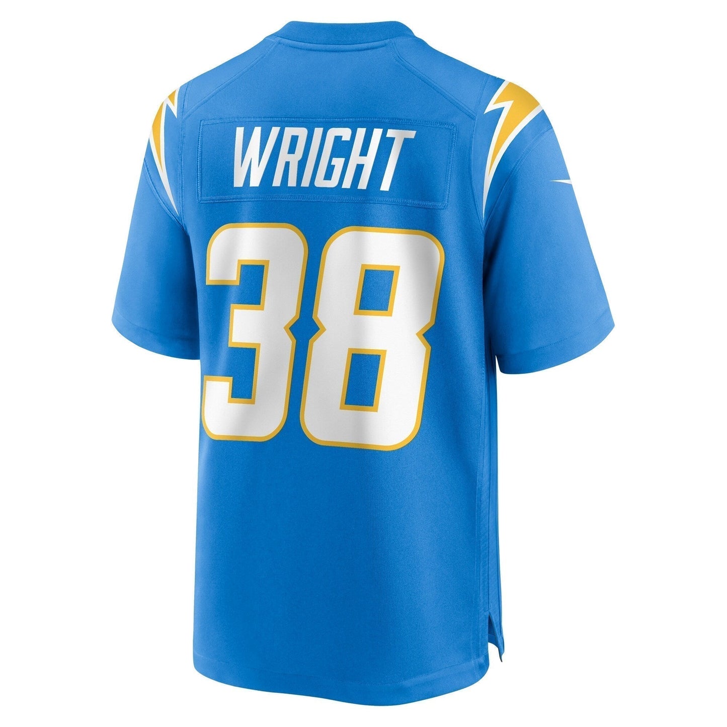 Milton Wright Los Angeles Chargers Game Jersey - Powder Blue