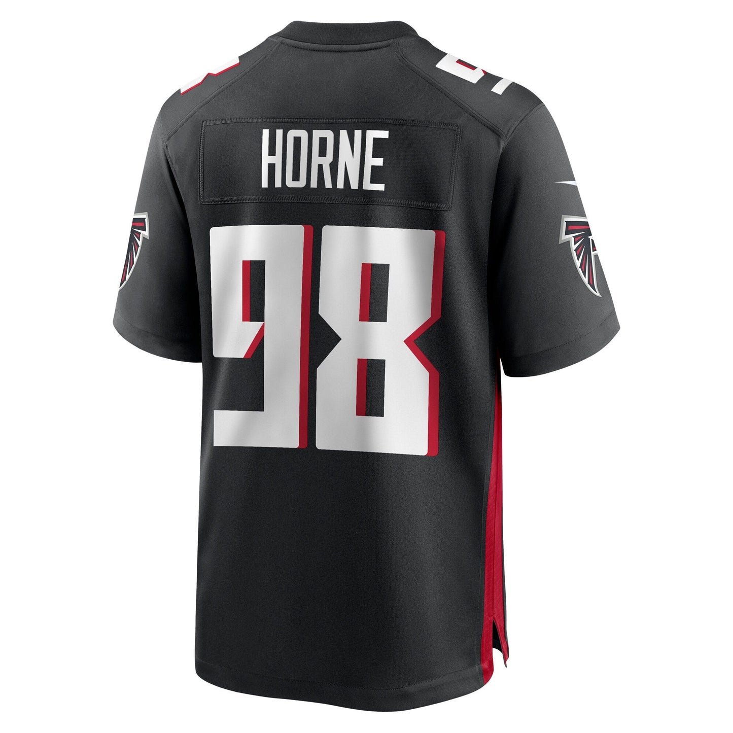 Timmy Horne Atlanta Falcons Game Jersey - { Black