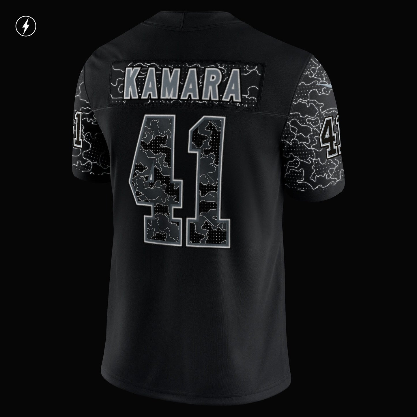 Alvin Kamara New Orleans Saints RFLCTV Limited Jersey - Black