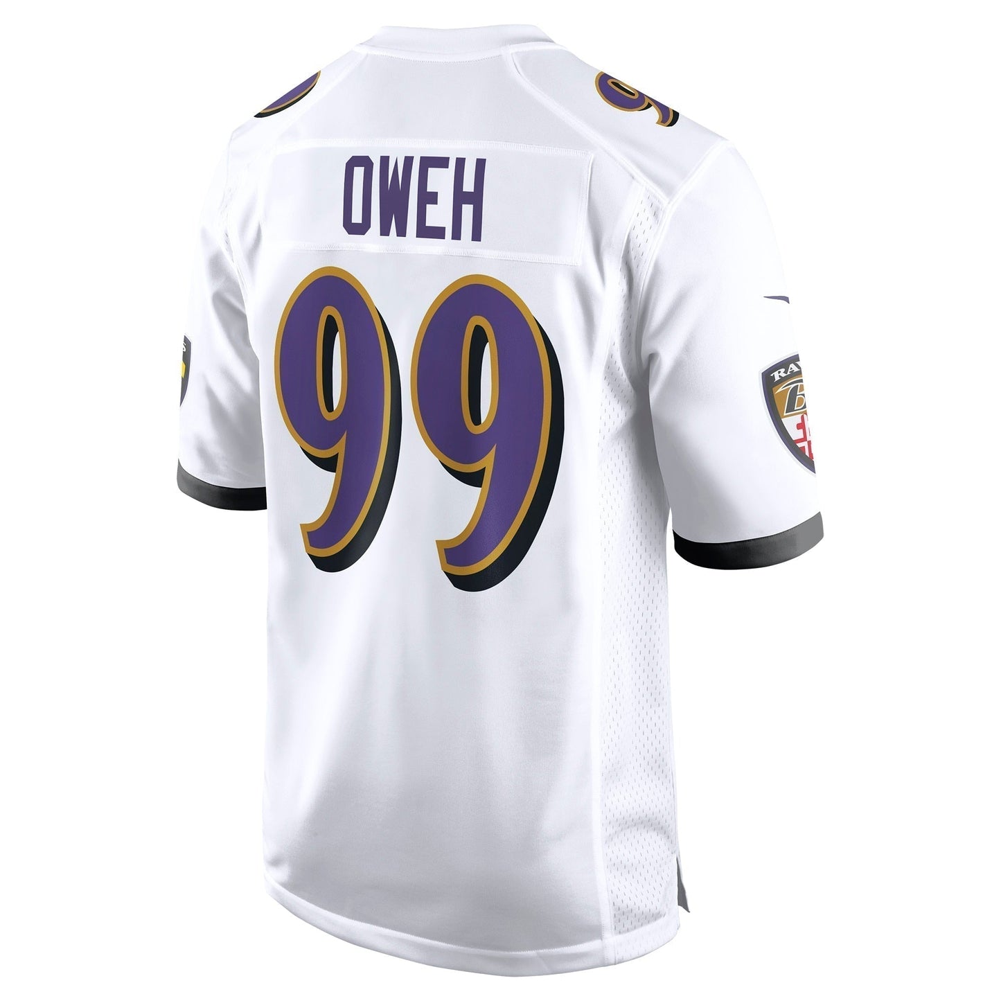 Odafe Oweh Baltimore Ravens Game Jersey - White