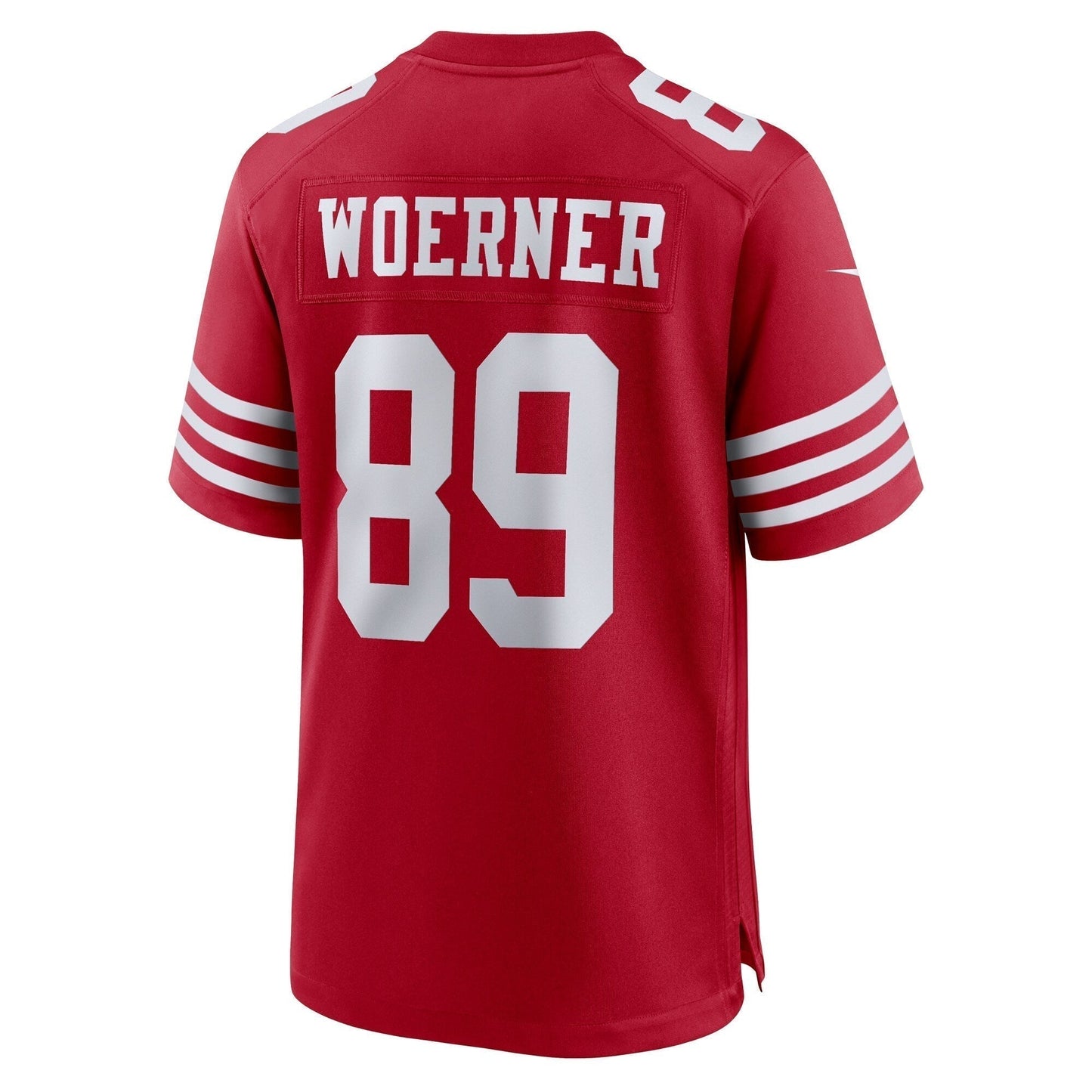 Charlie Woerner San Francisco 49ers Game Jersey - Scarlet
