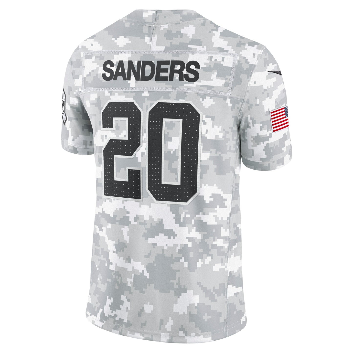 Barry Sanders Detroit Lions 2024 Salute to Service Retired Limited Jersey - Arctic Camo