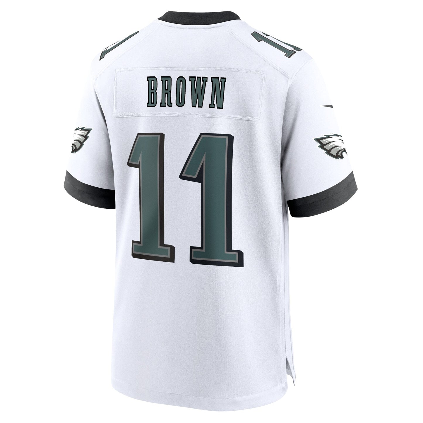 A.J. Brown Philadelphia Eagles White Game Jersey - White